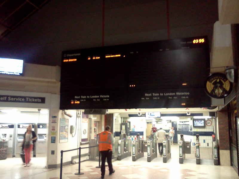 Not many trains at 4AM!